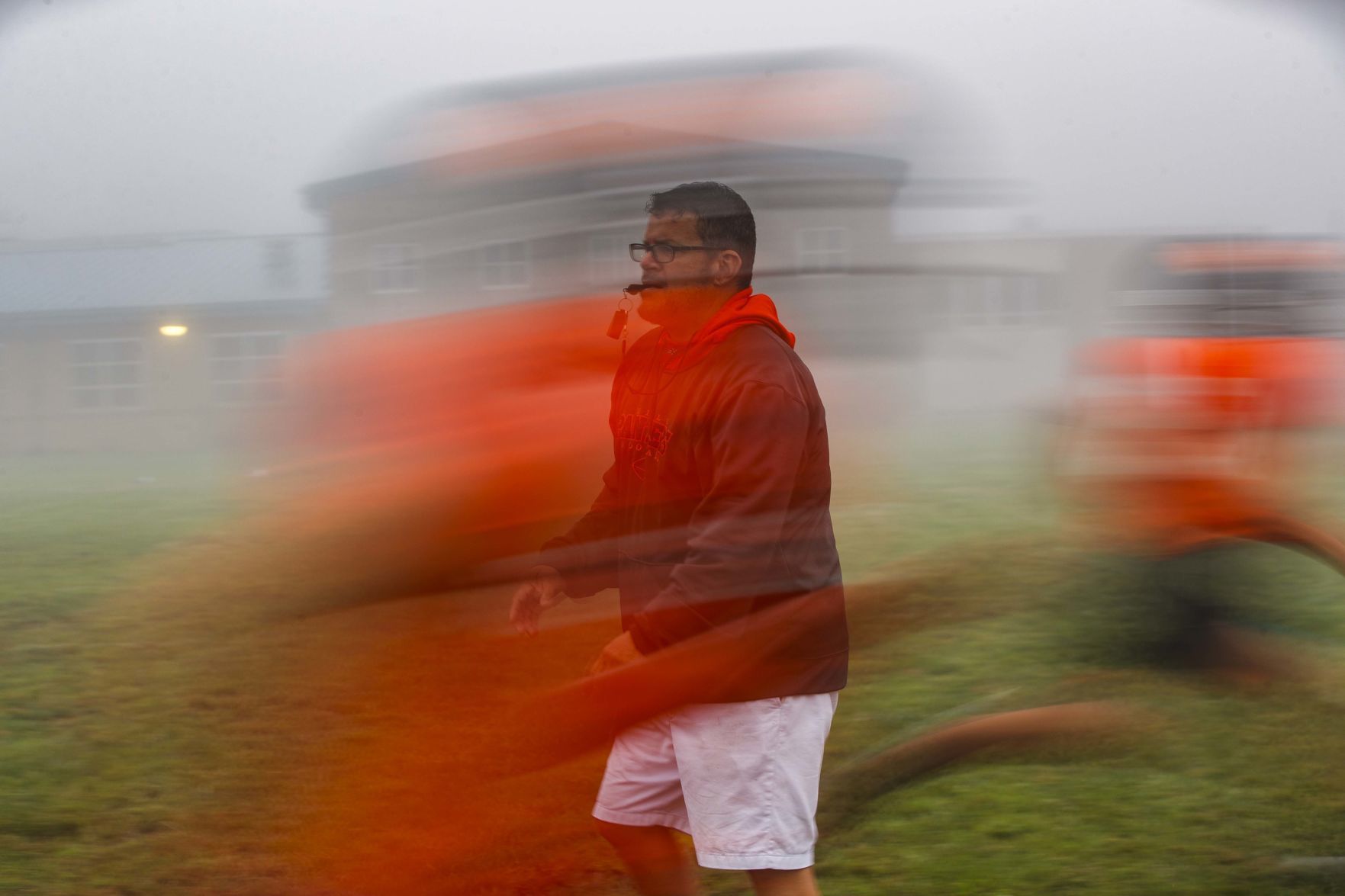 Middle Township High School football practice